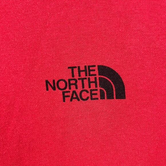 The North Face Hoodie Sweatshirt Adult Medium Red Never Stop Exploring Hiking - Picture 3 of 12